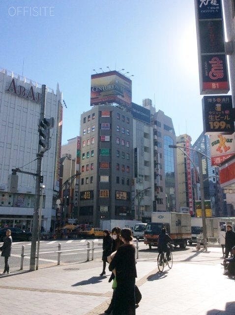 セントラル21ビル ビル周辺道路