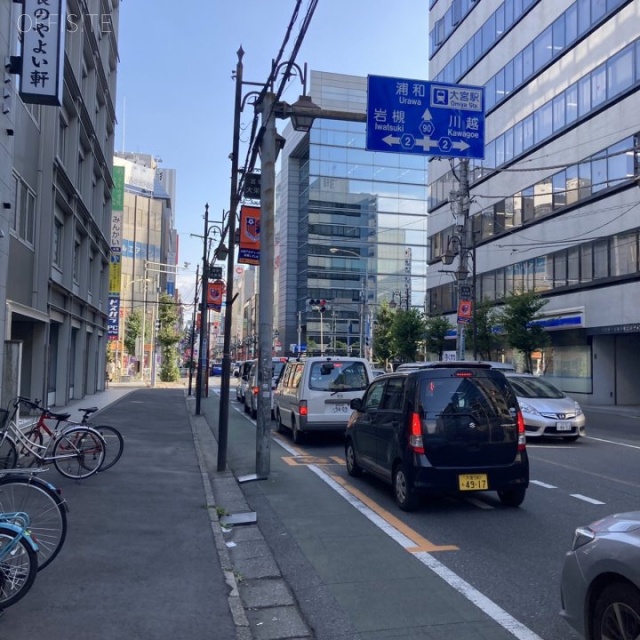 宮町HSビル ビル前面道路