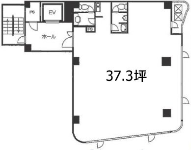 ミュージアム1999二番町ビル3F 間取り図