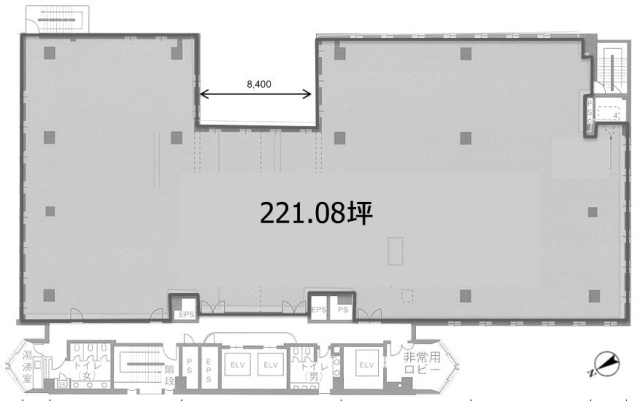 白雉子ビル7F 間取り図