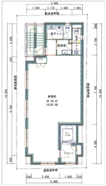 三栄ビル2F 間取り図