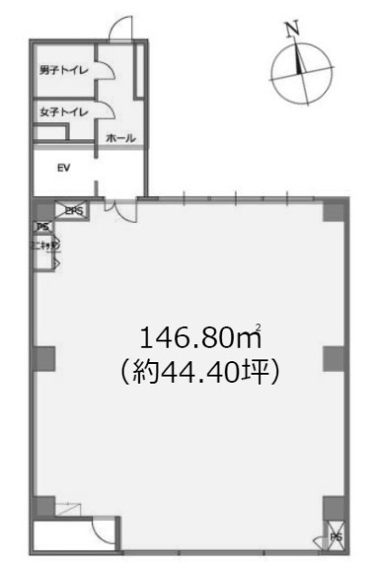 新宿小川ビル8F 間取り図