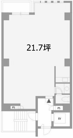 青山エムエービルディング5F 間取り図