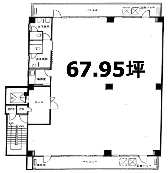 前川九段ビル4F 間取り図