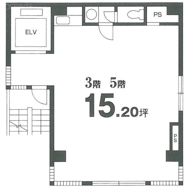 内田ビル3F 間取り図