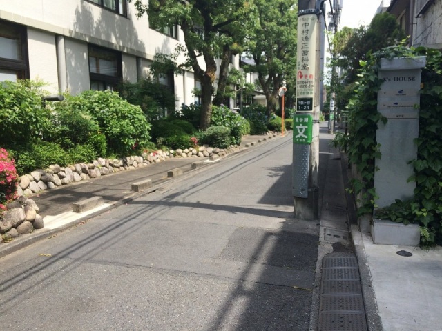 K’s ハウス ビル前面道路