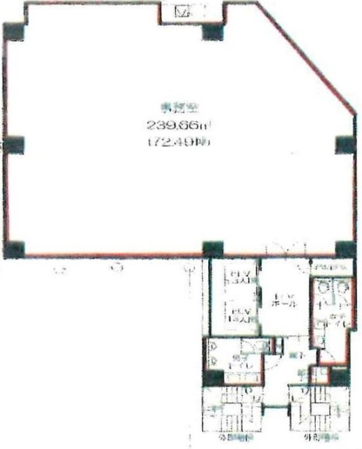 飯田橋3丁目ビル5F 間取り図