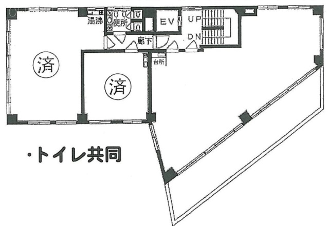 升川ビル3F 間取り図