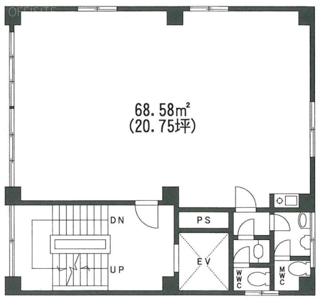 神田FKビル6F 間取り図