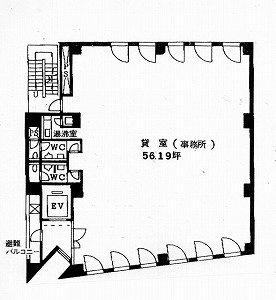 藤ビル5F 間取り図