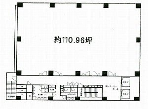 朝日生命恵比寿ビル1F 間取り図