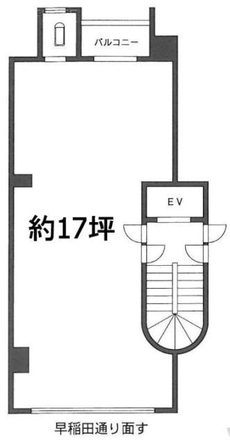 スワンビル4F 間取り図