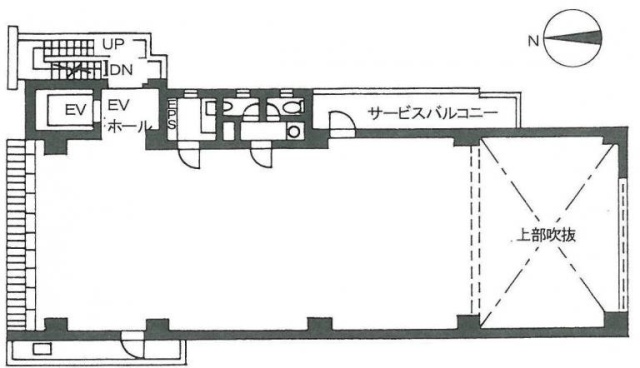 渋谷STビル4F 間取り図