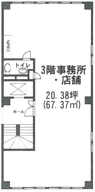 高橋第三ビル5F 間取り図