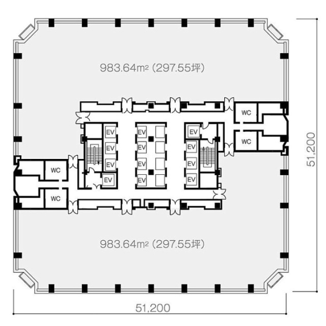 シーバンスN館CITY 間取り図