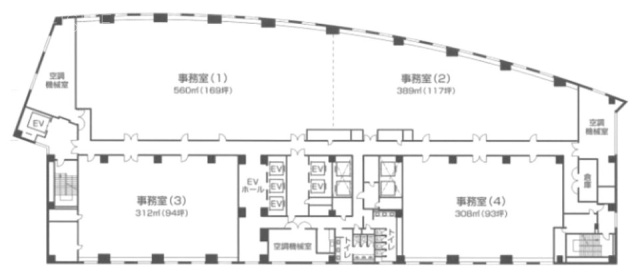 国際ファッションセンター7F 間取り図