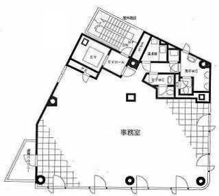 さんしんヒロセビル6F 間取り図