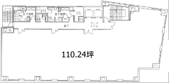 銀座オーミビル4F 間取り図