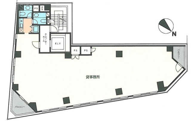 銀座スイムビルB1F 間取り図