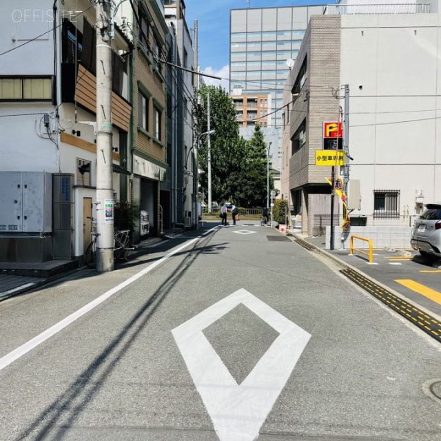 エイム人形町ビル ビル前面道路