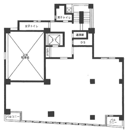 エイチ・アール・ネットビル6F 間取り図