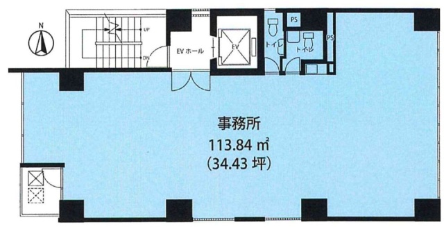 朝川ビル6F 間取り図