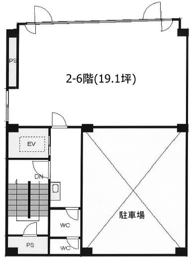 第一東英ビル4F 間取り図