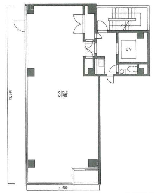 マルイビルB1F 間取り図