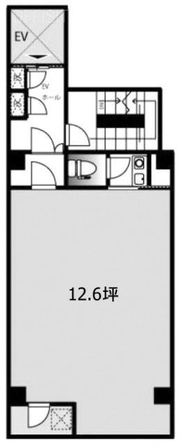 シンエイビル4F 間取り図