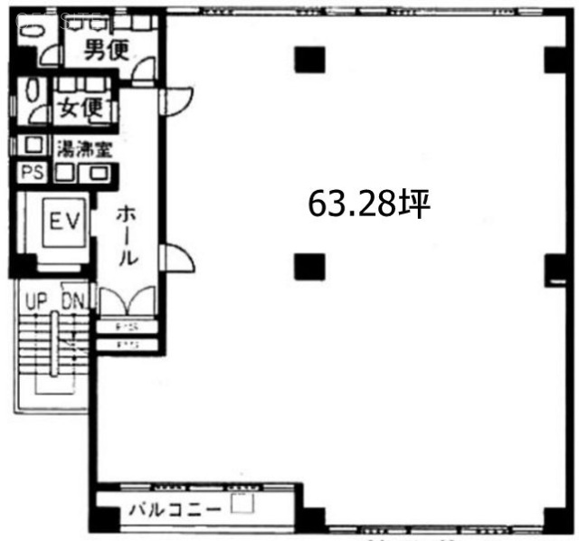 新川STビル3F 間取り図