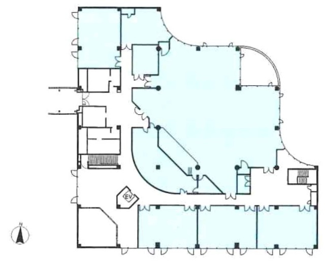 府中東芝ビル3号館ビル1F 間取り図