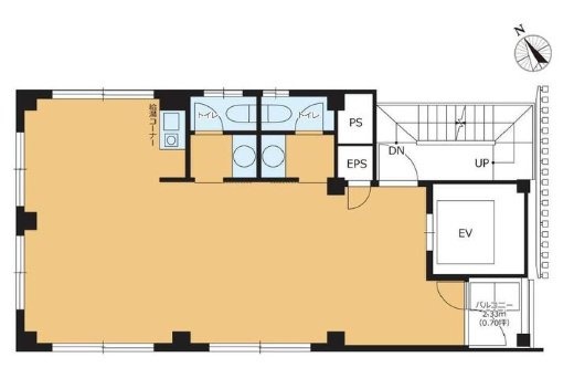 VORT渋谷道玄坂Ⅱ2F 間取り図
