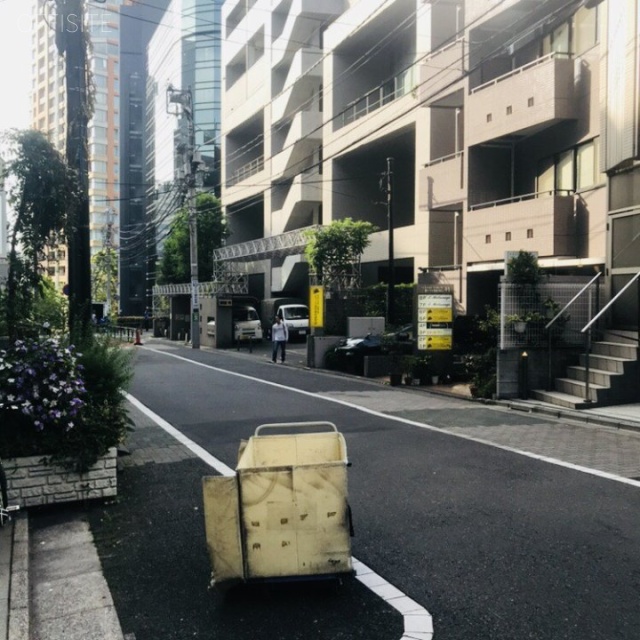 デュラス青山ビル ビル前面道路