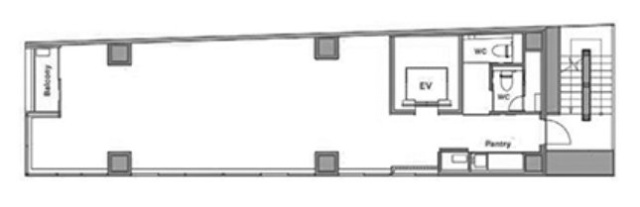 コエル渋谷青山通り10F 間取り図