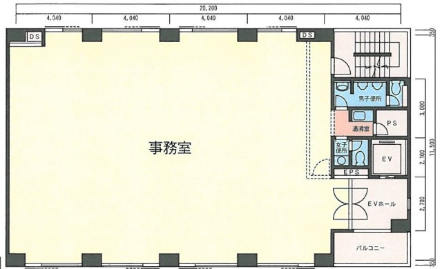 THE AKASAKAB1F 間取り図