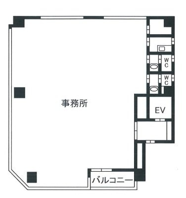 KUGAビル7F 間取り図