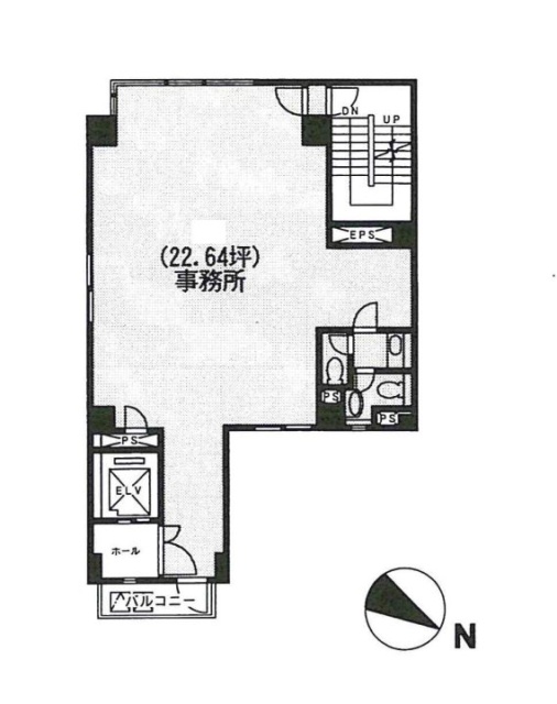 長谷川ビル6F 間取り図