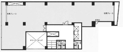 中庄ビル5F 間取り図