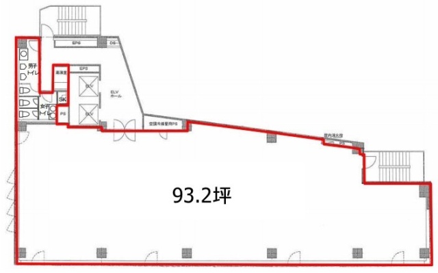 相模屋本社ビル8F 間取り図