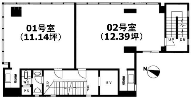 喜助神田多町ビル302 間取り図
