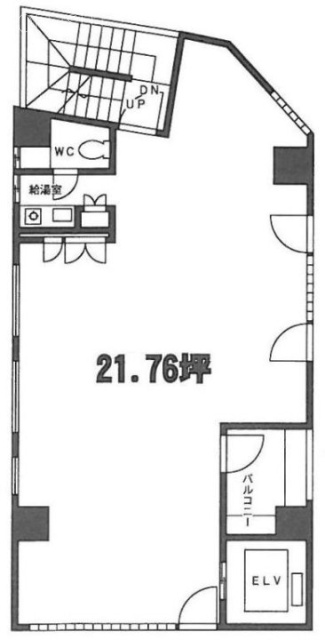 鮨源ビル8F 間取り図