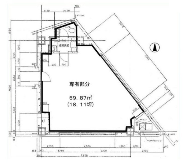 YSビル4F 間取り図