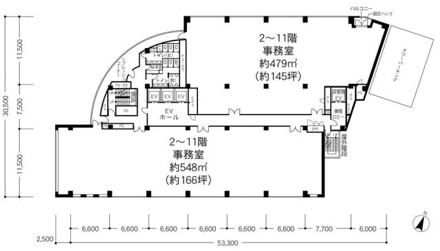 KDX横浜ビルC2 間取り図