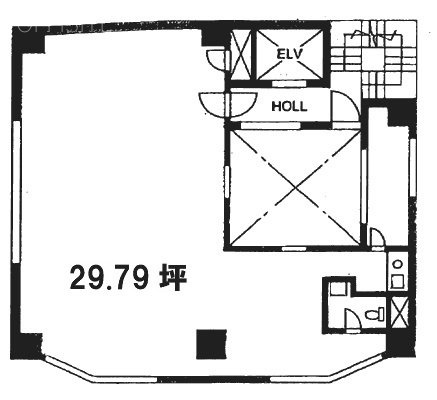 NEOS(ネオス)ビル2F 間取り図