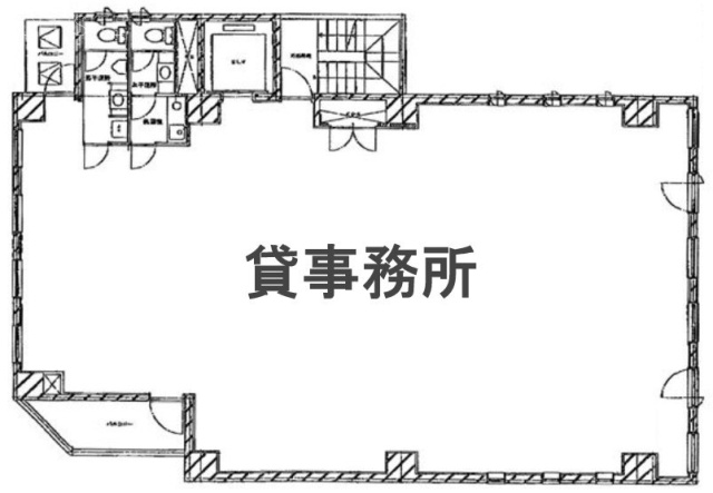 第25SYビル4F 間取り図
