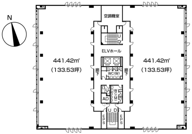 柏第一生命ビル4F 間取り図