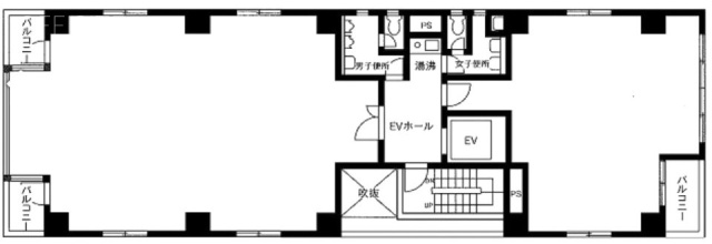 USビル2F 間取り図