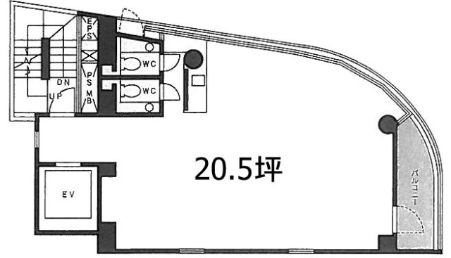 9 STAGE kanda(9ステージ神田)4F 間取り図