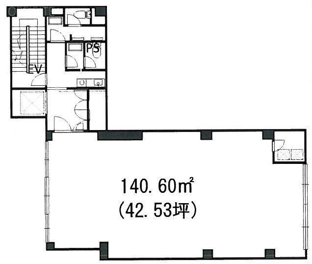 第22中央ビル4F 間取り図