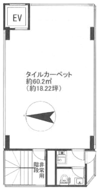 カツラビル2F 間取り図
